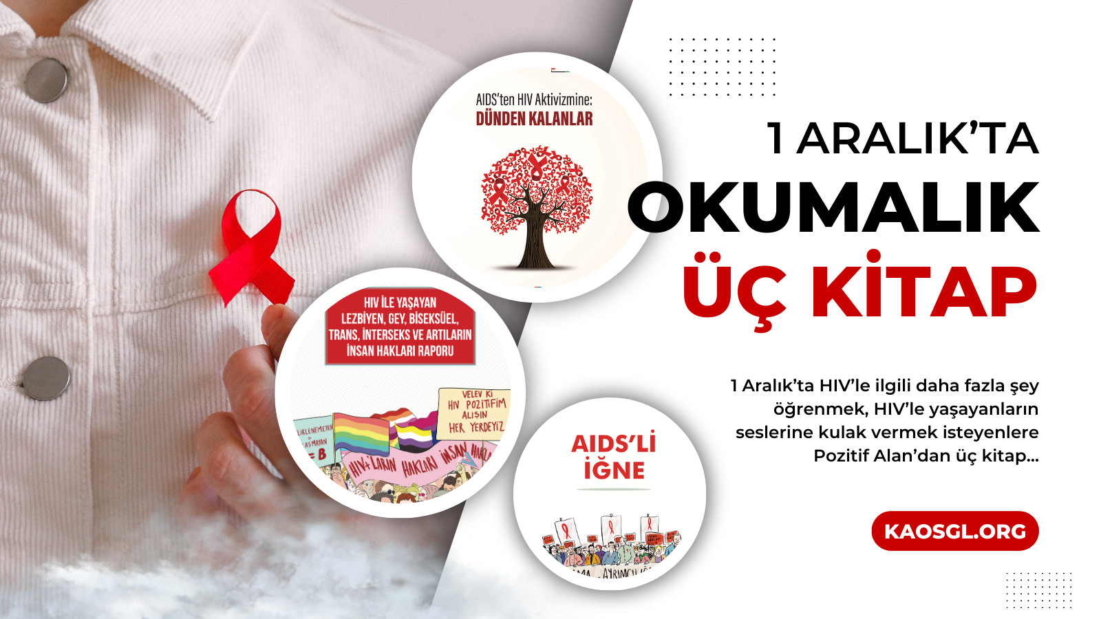 1 Aralık’ta okumalık üç kitap Kaos GL - LGBTİ+ Haber Portalı