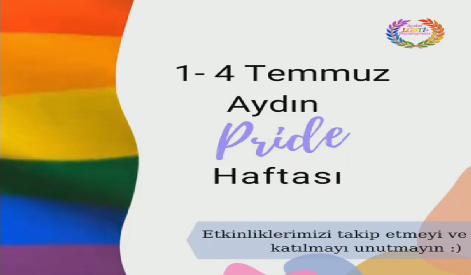 1. Aydın LGBTİ+ Onur Haftası nasıl geçti? Kaos GL - LGBTİ+ Haber Portalı