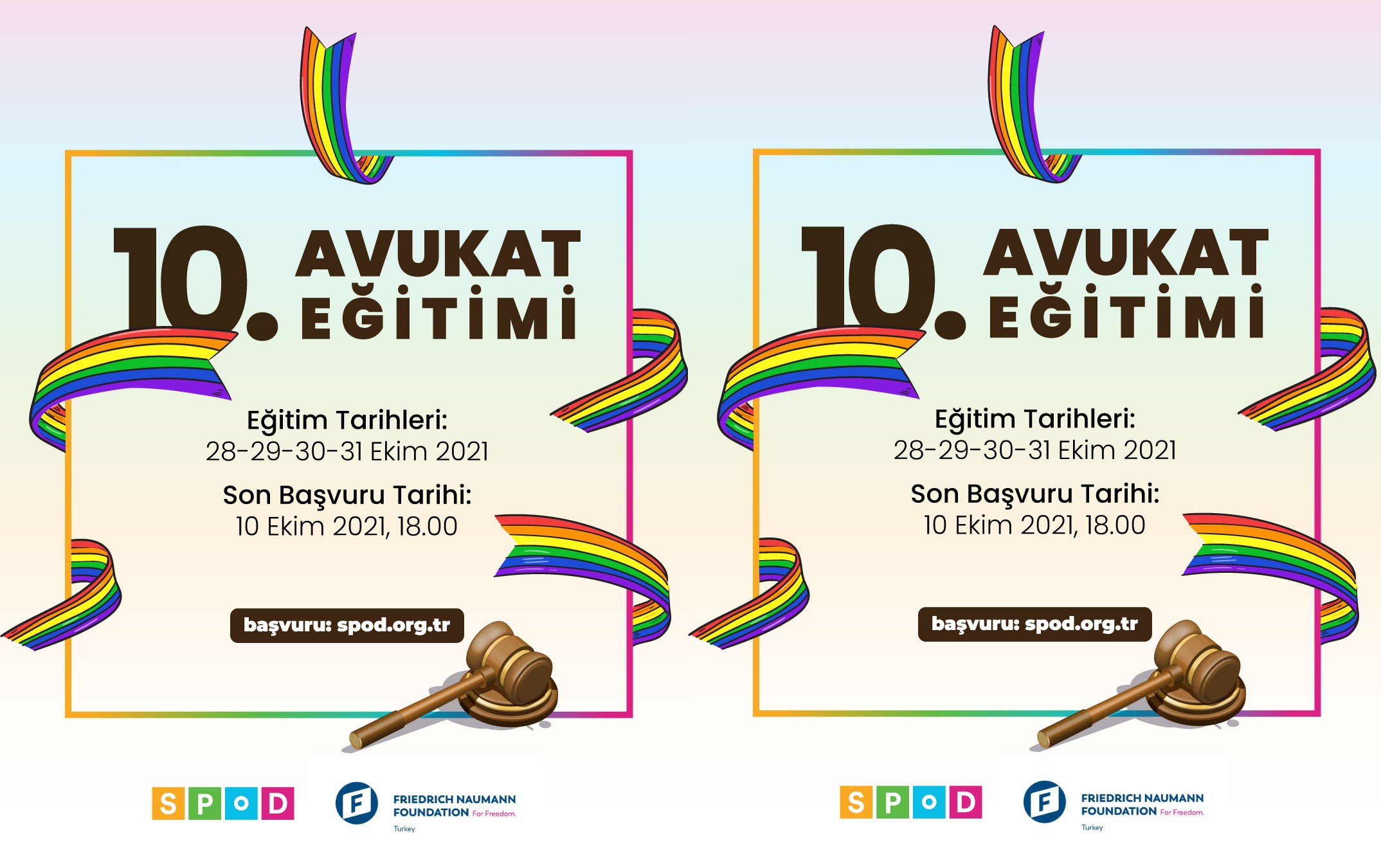 10. Avukat Eğitimi için başvurular açıldı | Kaos GL - LGBTİ+ Haber Portalı Haber