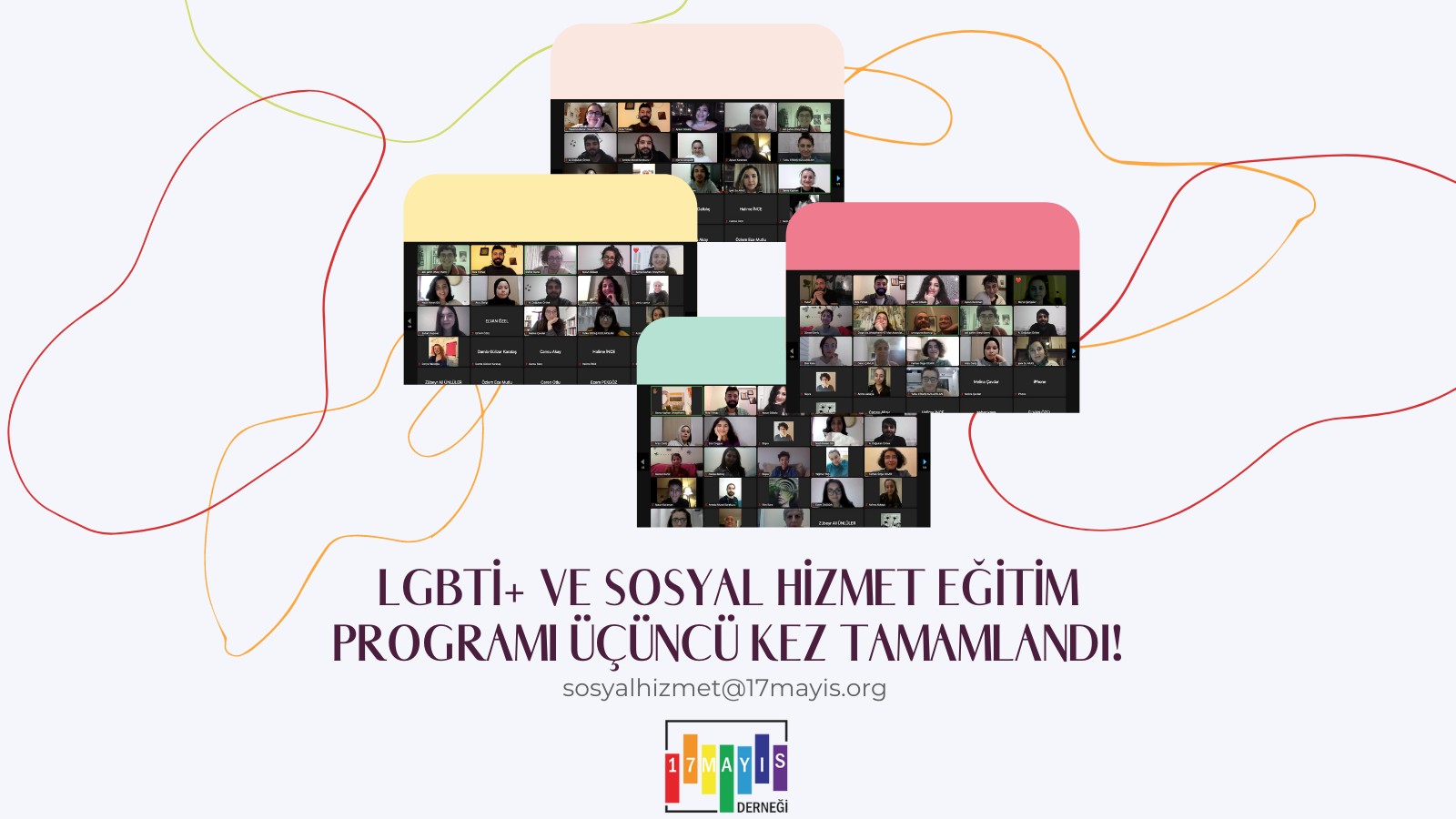 17 Mayıs Derneği LGBTİ+ ve Sosyal Hizmet Eğitimi’ni 3. kez tamamladı | Kaos GL - LGBTİ+ Haber Portalı Haber
