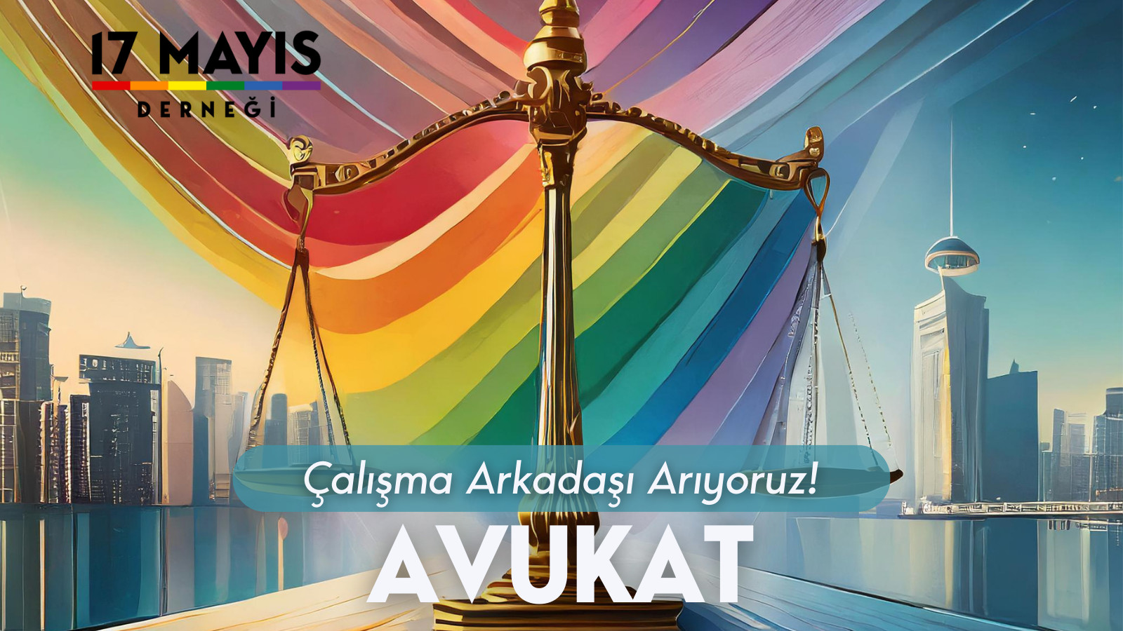 17 Mayıs Derneği’nden iş ilanı: Avukat | Kaos GL - LGBTİ+ Haber Portalı Haber