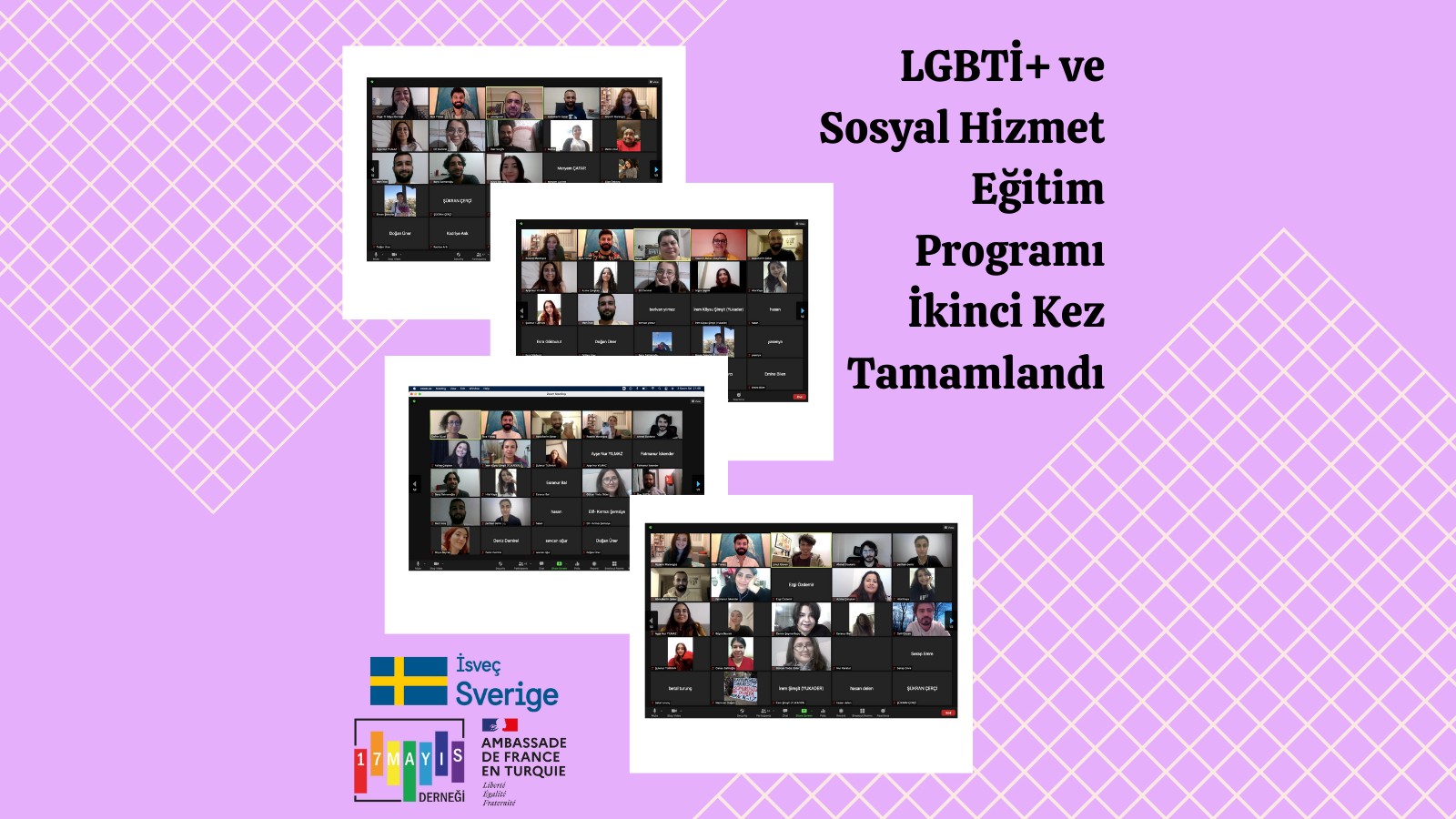 17 Mayıs’ın LGBTİ+ ve Sosyal Hizmet Eğitim Programı ikinci kez tamamlandı | Kaos GL - LGBTİ+ Haber Portalı Haber