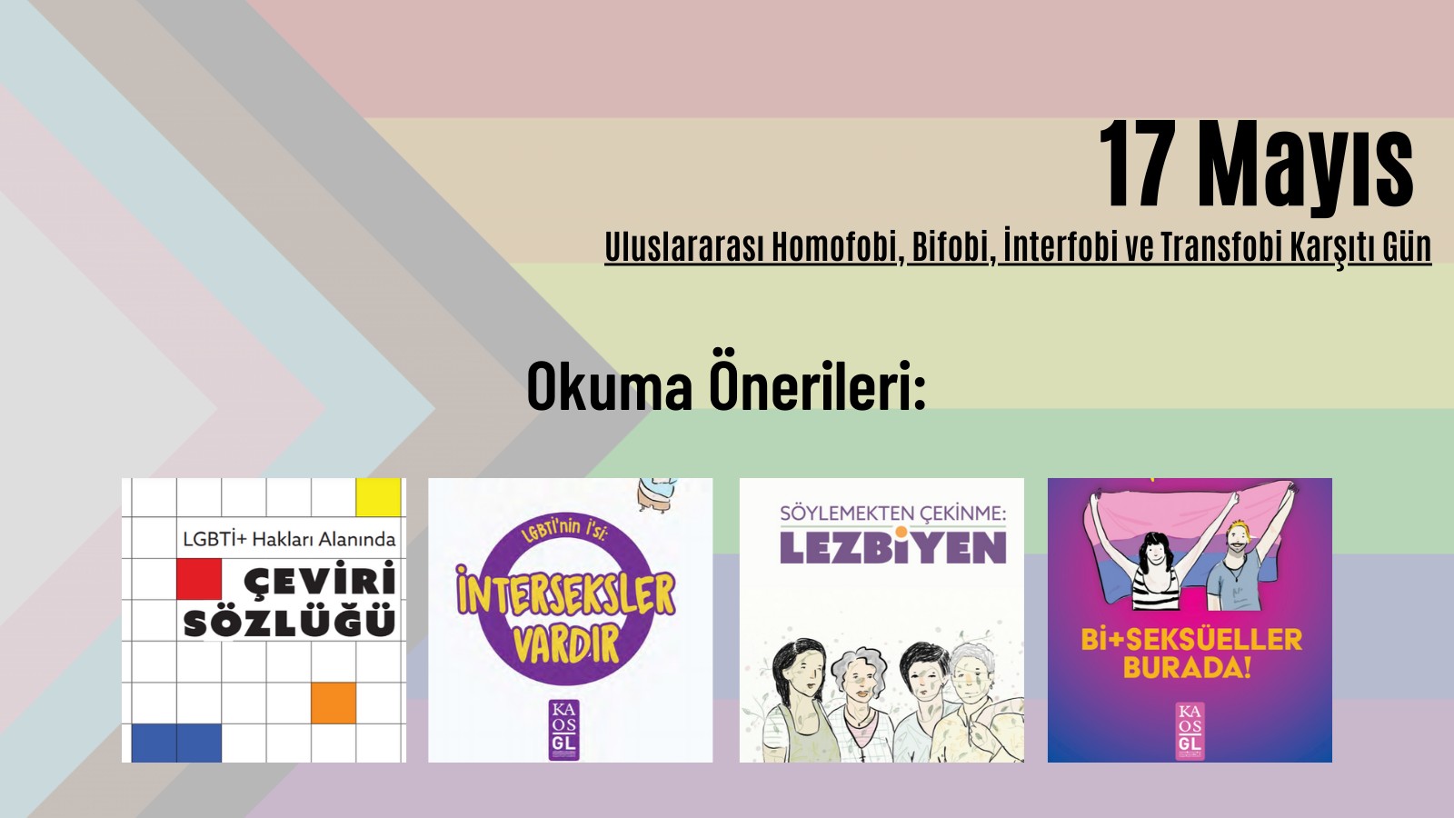 17 Mayıs’ta birlikte okuyoruz | Kaos GL - LGBTİ+ Haber Portalı Haber