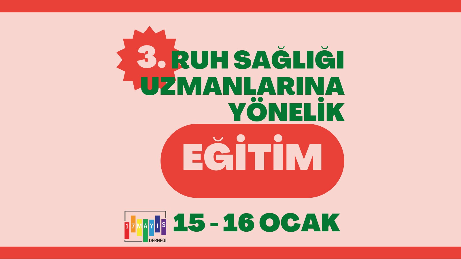 17 Mayıs’tan yeniden Ruh Sağlığı Uzmanlarına Yönelik Eğitim! | Kaos GL - LGBTİ+ Haber Portalı Haber