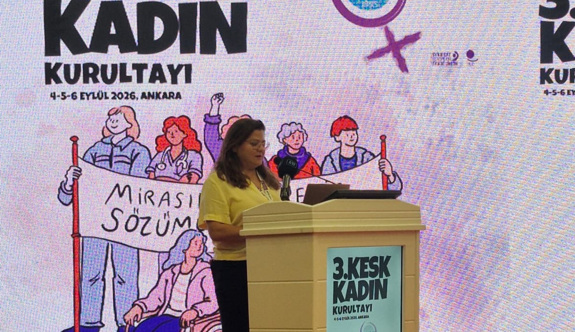 3. KESK Kadın Kurultayı, Ankara’da yapıldı: “Kadınların, LGBTİ+’ların ve işçi sınıfının kurtuluşu birbirine sımsıkı bağlıdır!” | Kaos GL - LGBTİ+ Haber Portalı