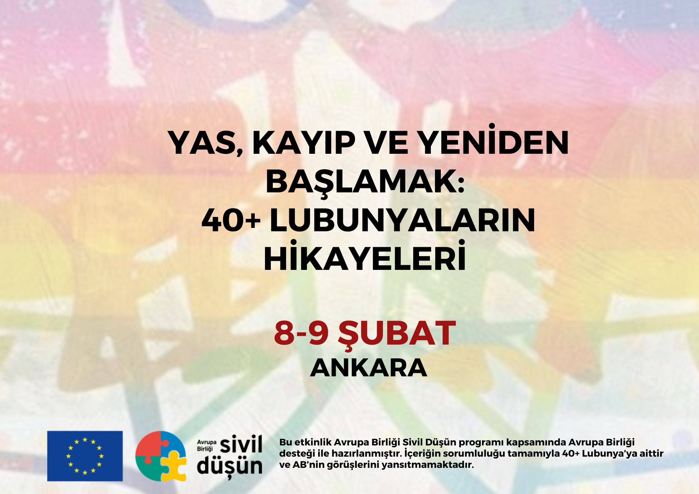 40+ Lubunya’dan etkinlik: “Yas, Kayıp ve Yeniden Başlamak: 40+ Lubunyaların Hikayeleri” | Kaos GL - LGBTİ+ Haber Portalı Haber