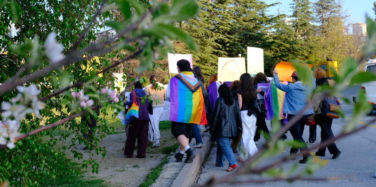 7. Bilkent Onur Yürüyüşü yapıldı: “Vardık, varız, var olacağız” Kaos GL - LGBTİ+ Haber Portalı