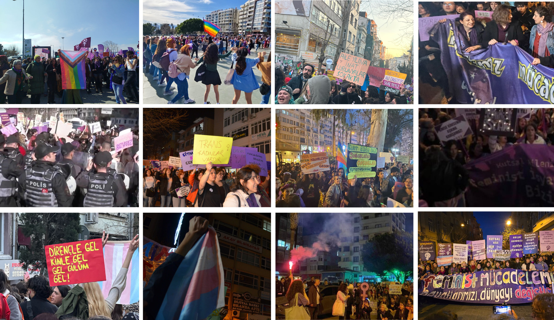 8 March protests in provinces: Women and LGBTI+s took to the streets despite all obstacles | Kaos GL - News Portal for LGBTI+ News