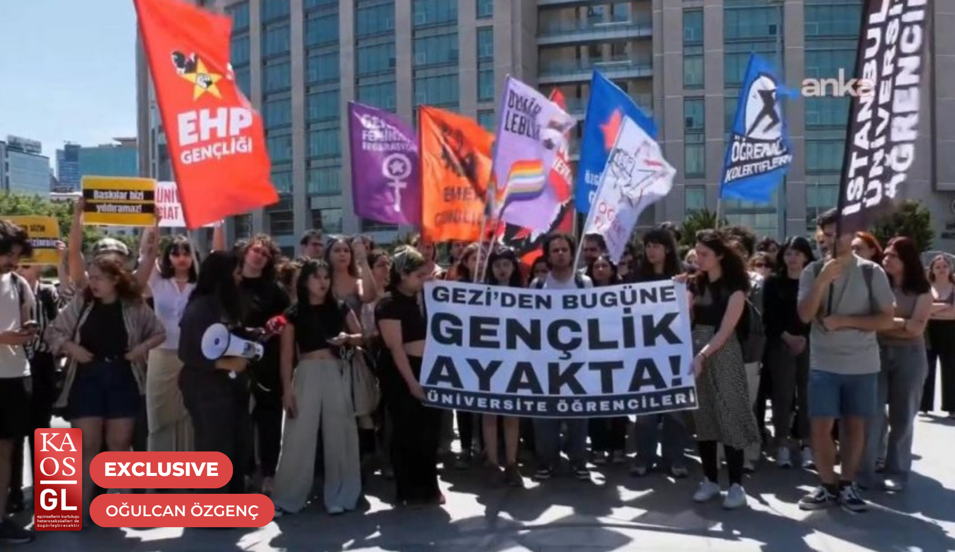 A lawsuit over the Gezi commemoration at Istanbul University: The LGBTI+ flag became a subject of accusation | Kaos GL - News Portal for LGBTI+ News