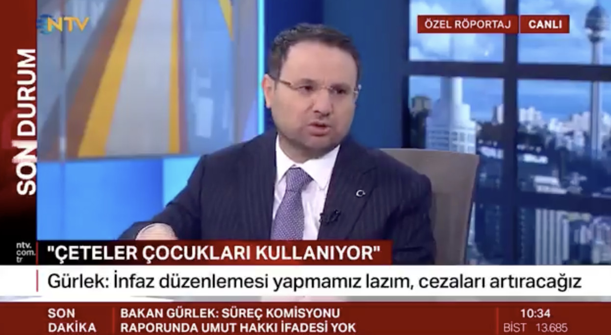 Adalet Bakanı Gürlek, LGBTİ+’ları hedef gösterdi: "Çocuklarımız cinsiyetsizliğe teşvik ediliyor, genel ahlakı korumamız lazım" Kaos GL - LGBTİ+ Haber Portalı
