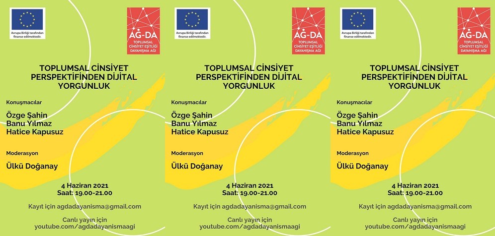 AĞ-DA’dan “Toplumsal Cinsiyet Perspektifinden Dijital Yorgunluk” etkinliği Kaos GL - LGBTİ+ Haber Portalı