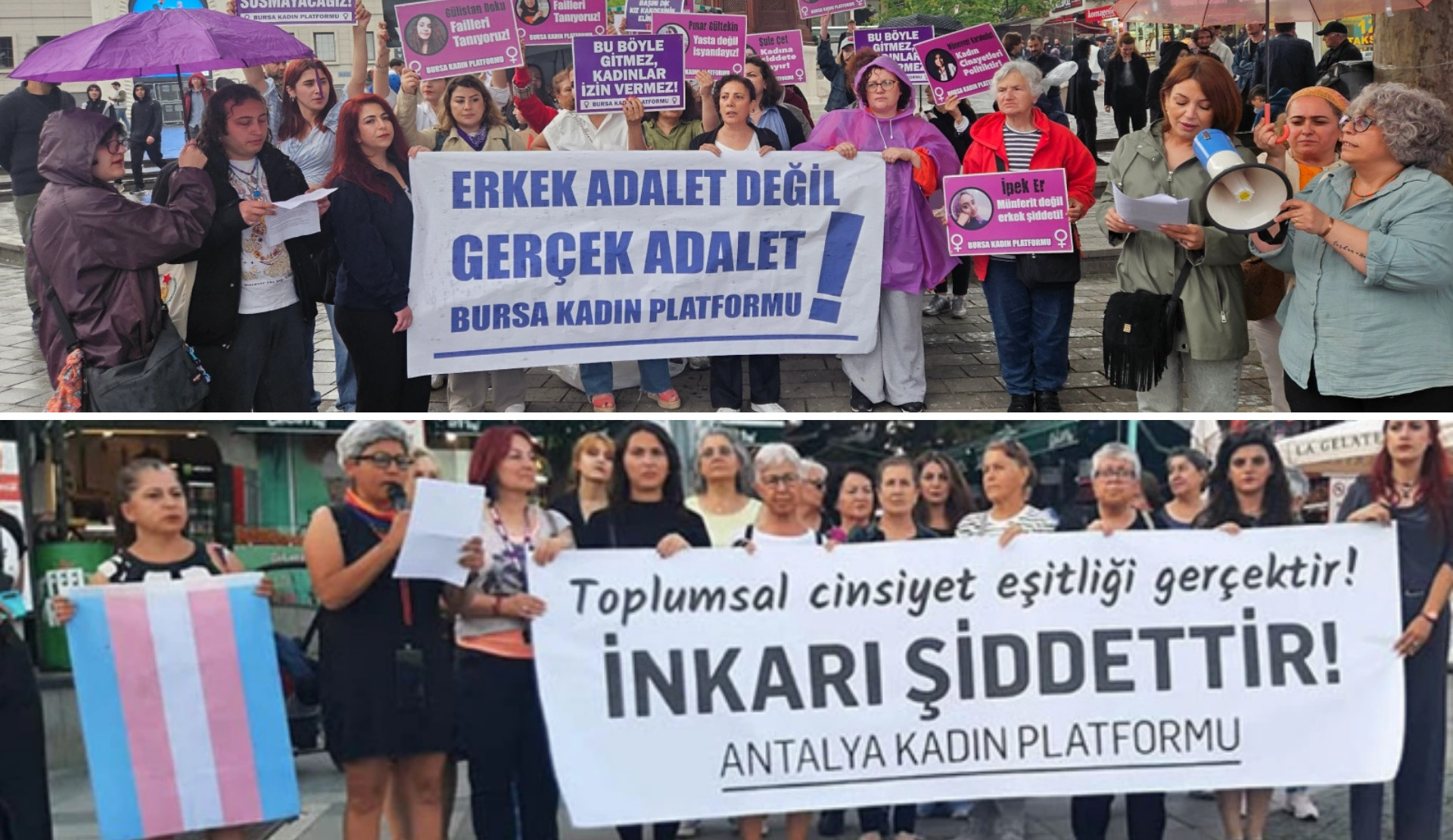 Aile Bakanlığı’nın LGBTİ+ karşıtı talimatına karşı kadınlar ve LGBTİ+’lar, Bursa ve Antalya’da sokaklardaydı | Kaos GL - LGBTİ+ Haber Portalı Haber