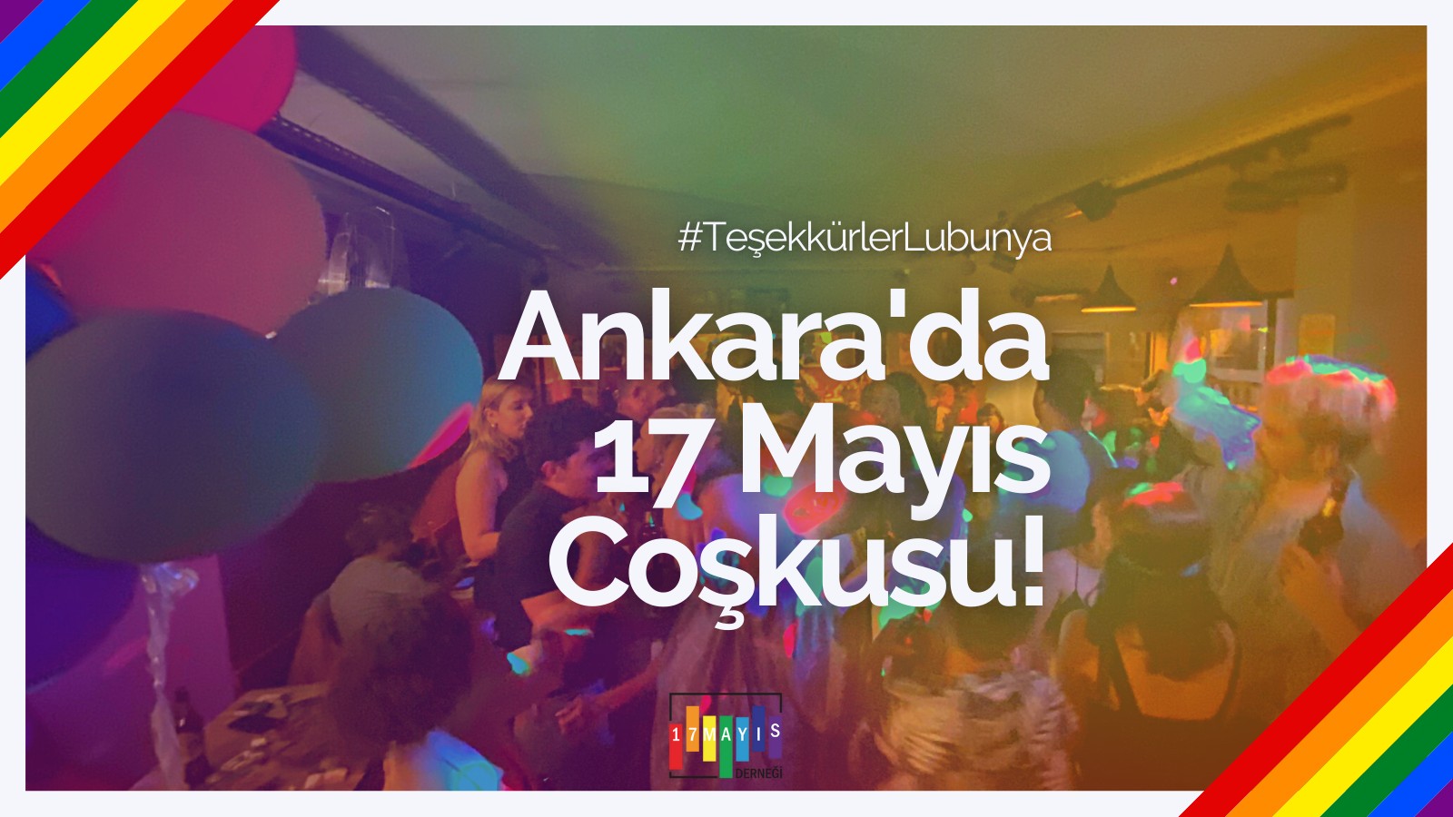Ankara’da 17 Mayıs coşkusu! Kaos GL - LGBTİ+ Haber Portalı