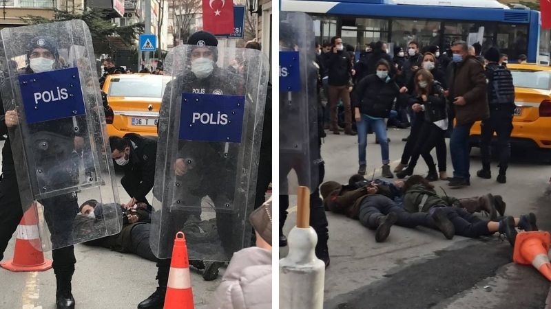 Ankara’da polis gökkuşağı bayraklarına saldırdı, gözaltına alınanlar darp edildi | Kaos GL - LGBTİ+ Haber Portalı Haber