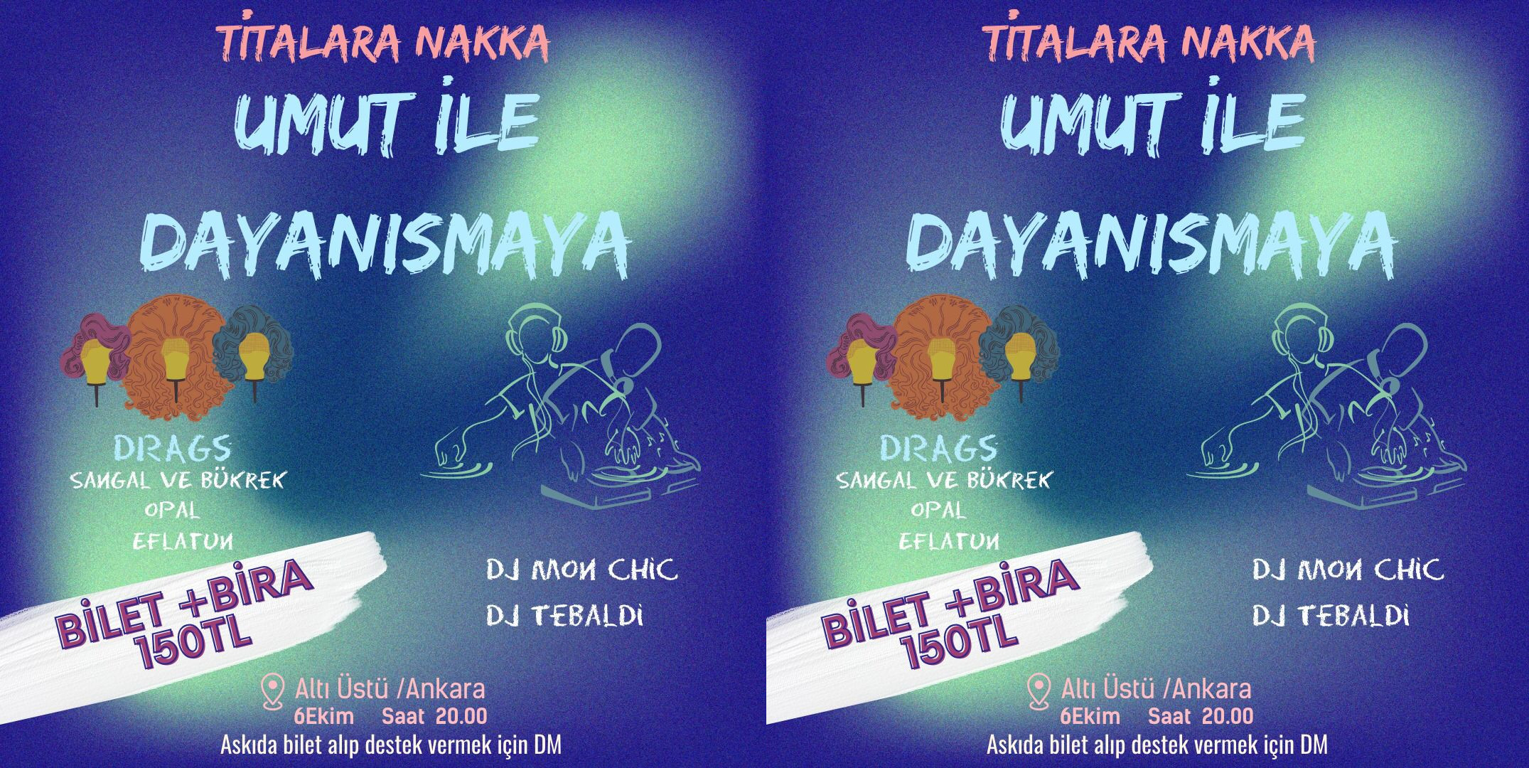 Ankara: “Titalara Nakka” partisi 6 Ekim’de Kaos GL - LGBTİ+ Haber Portalı