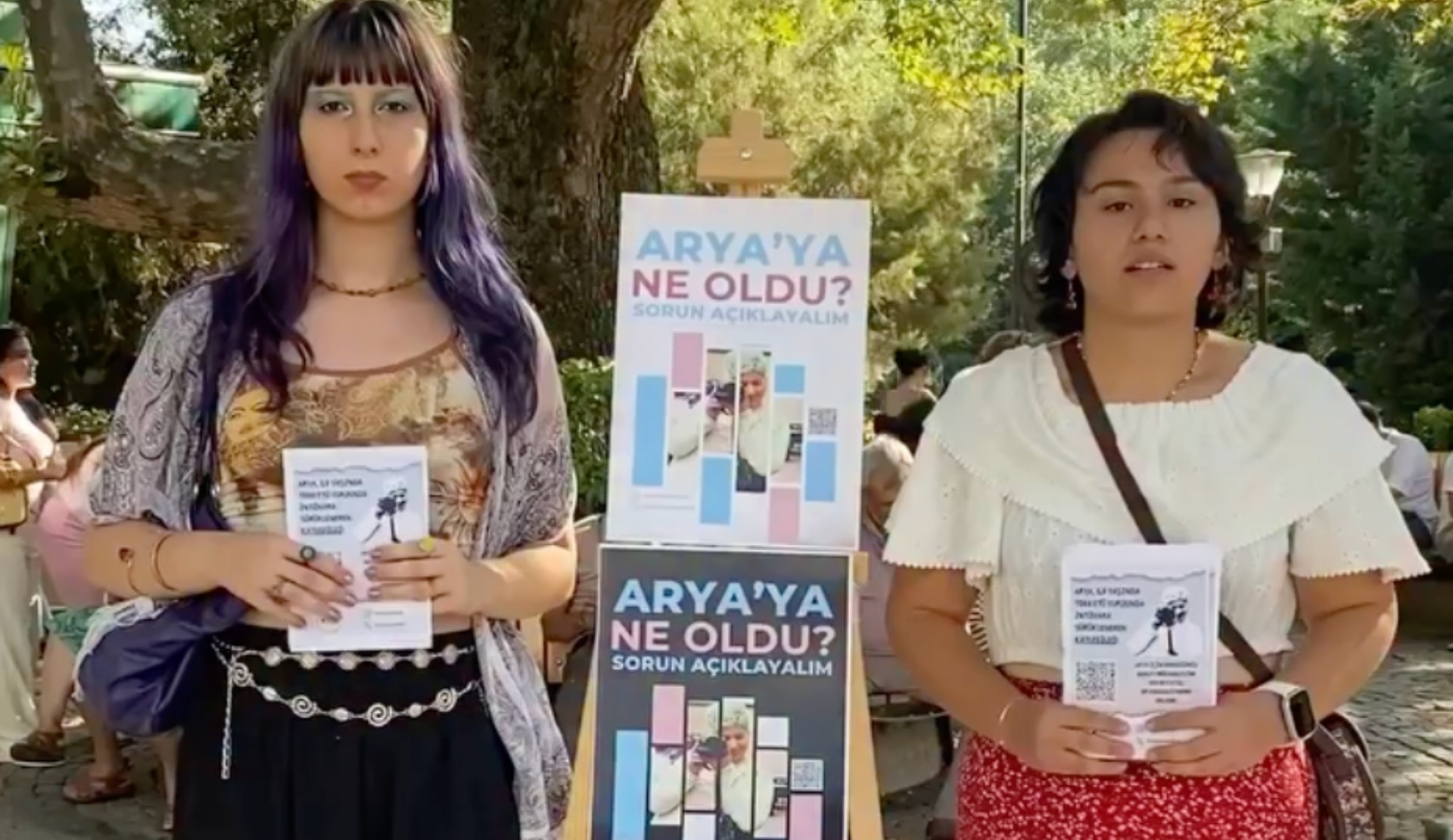 Arya’ya Ne Oldu İnisiyatifi, Kuğulu Park’tan seslendi: “Arya'nın hesabını biz soracağız” | Kaos GL - LGBTİ+ Haber Portalı