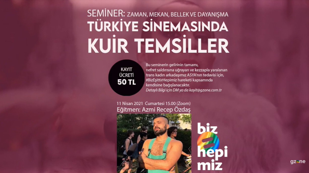 Asya ile dayanışma semineri: “Türkiye Sinemasında Kuir Temsiller” Kaos GL - LGBTİ+ Haber Portalı