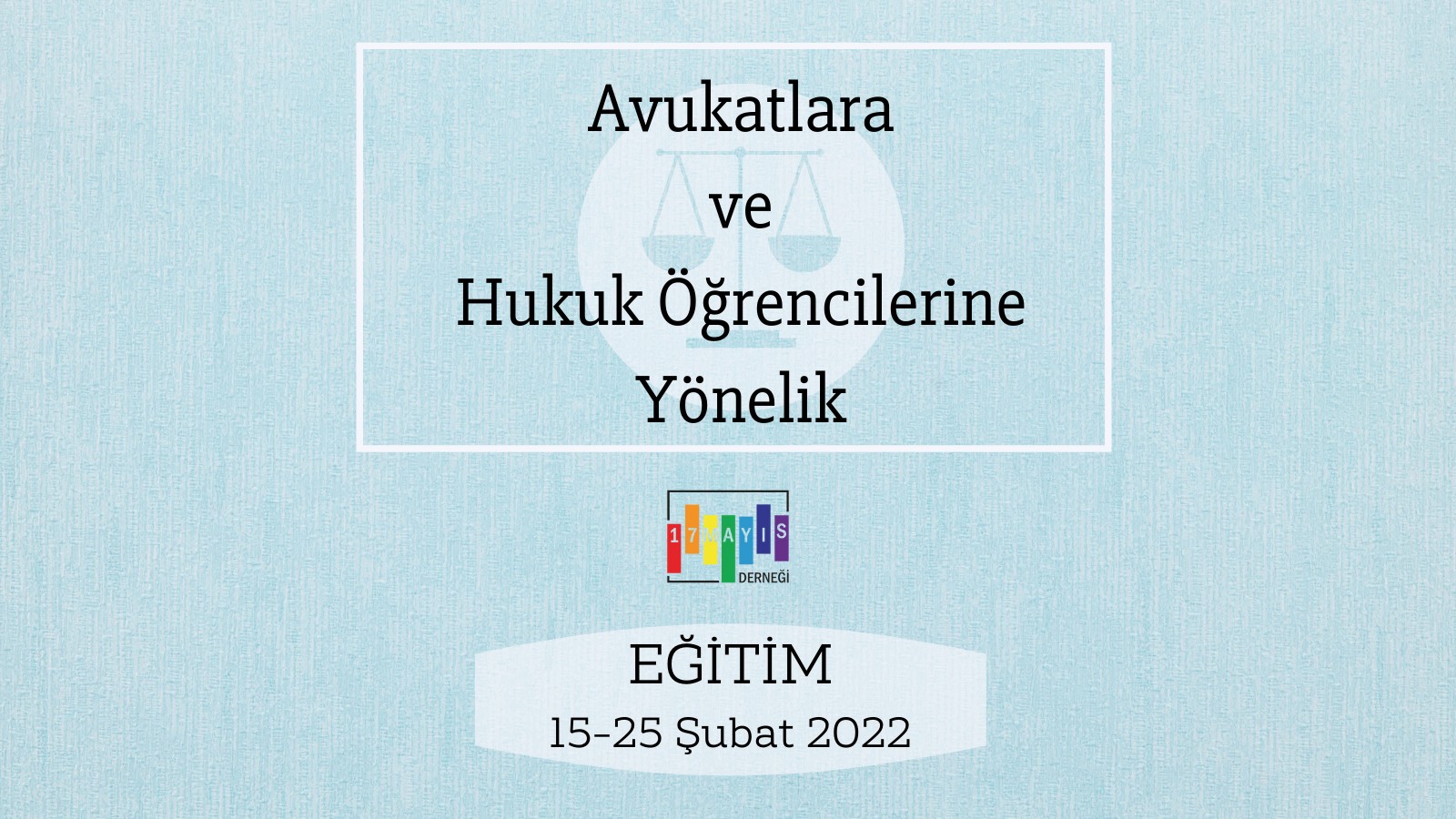 Avukatlar ve hukuk öğrencileri 17 Şubat'ta “HIV ve Hukuk” konusunu konuşacak Kaos GL - LGBTİ+ Haber Portalı