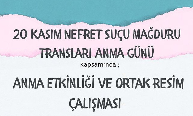 Aydın’da 20 Kasım buluşması bu hafta sonu Kaos GL - LGBTİ+ Haber Portalı