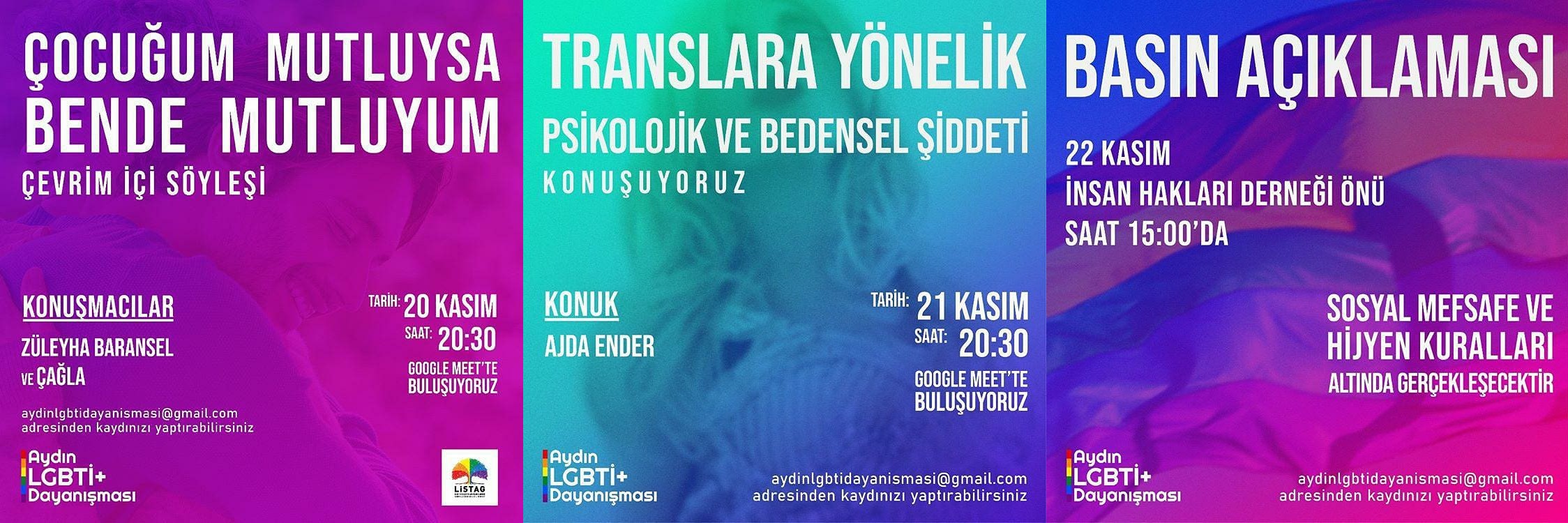 Aydın LGBTİ+ Dayanışması’nın 20 Kasım etkinlikleri başlıyor | Kaos GL - LGBTİ+ Haber Portalı Haber