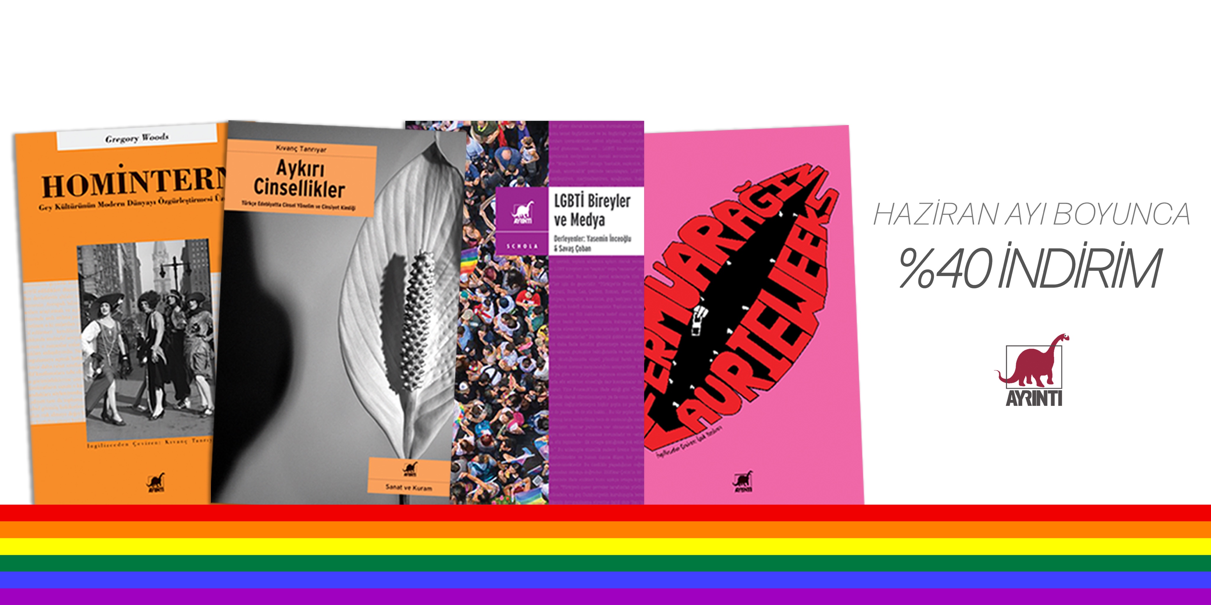 Ayrıntı Yayınları’nda Onur Ayı indirimi | Kaos GL - LGBTİ+ Haber Portalı Haber