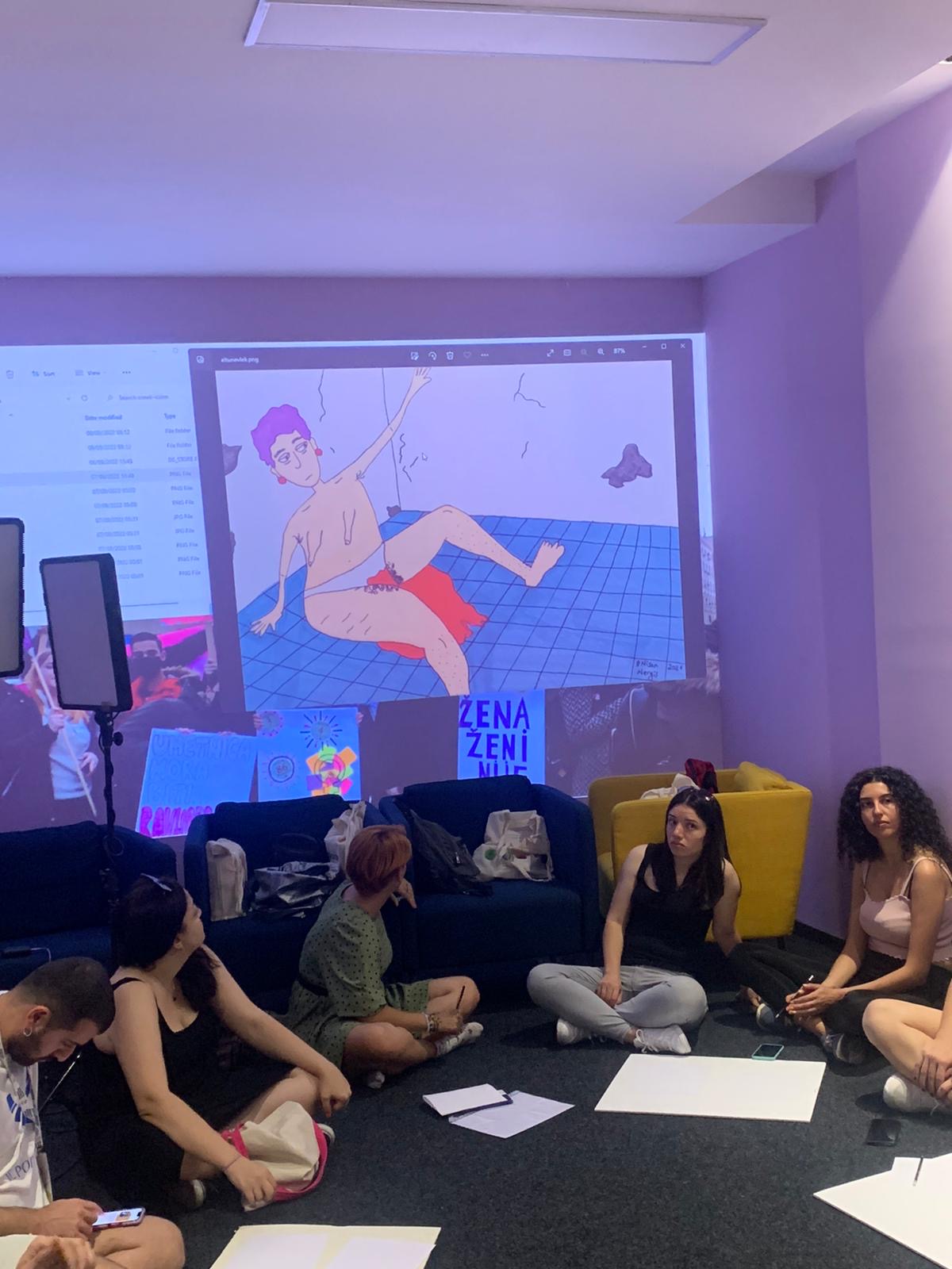 Belgrad’da queer karikatür atölyesi yaşandı! | Kaos GL - LGBTİ+ Haber Portalı Haber