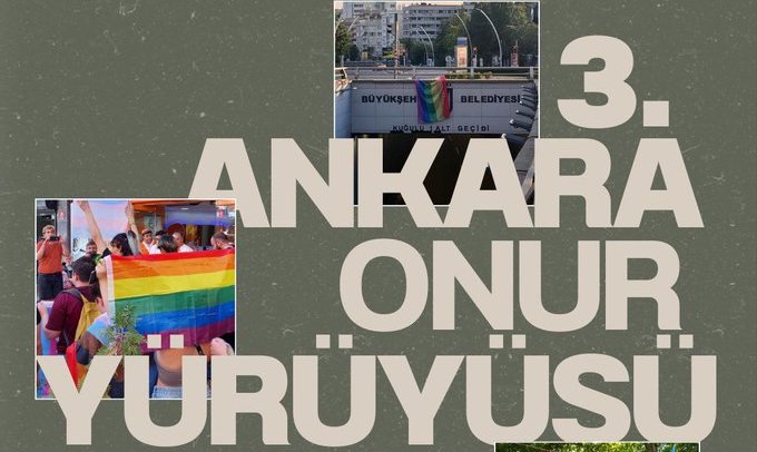 “Bir ay değil her ay”: 3. Ankara Onur Yürüyüşü 12 Haziran’da! | Kaos GL - LGBTİ+ Haber Portalı Haber