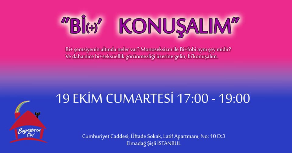 Boysan’ın Evi’nde: “Bi(+)’ konuşalım!” | Kaos GL - LGBTİ+ Haber Portalı Haber
