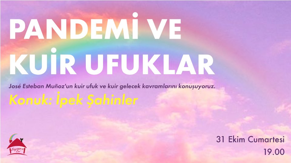 Boysan’ın Evi “Pandemi ve Kuir Ufuklar” seminerine çağırıyor Kaos GL - LGBTİ+ Haber Portalı