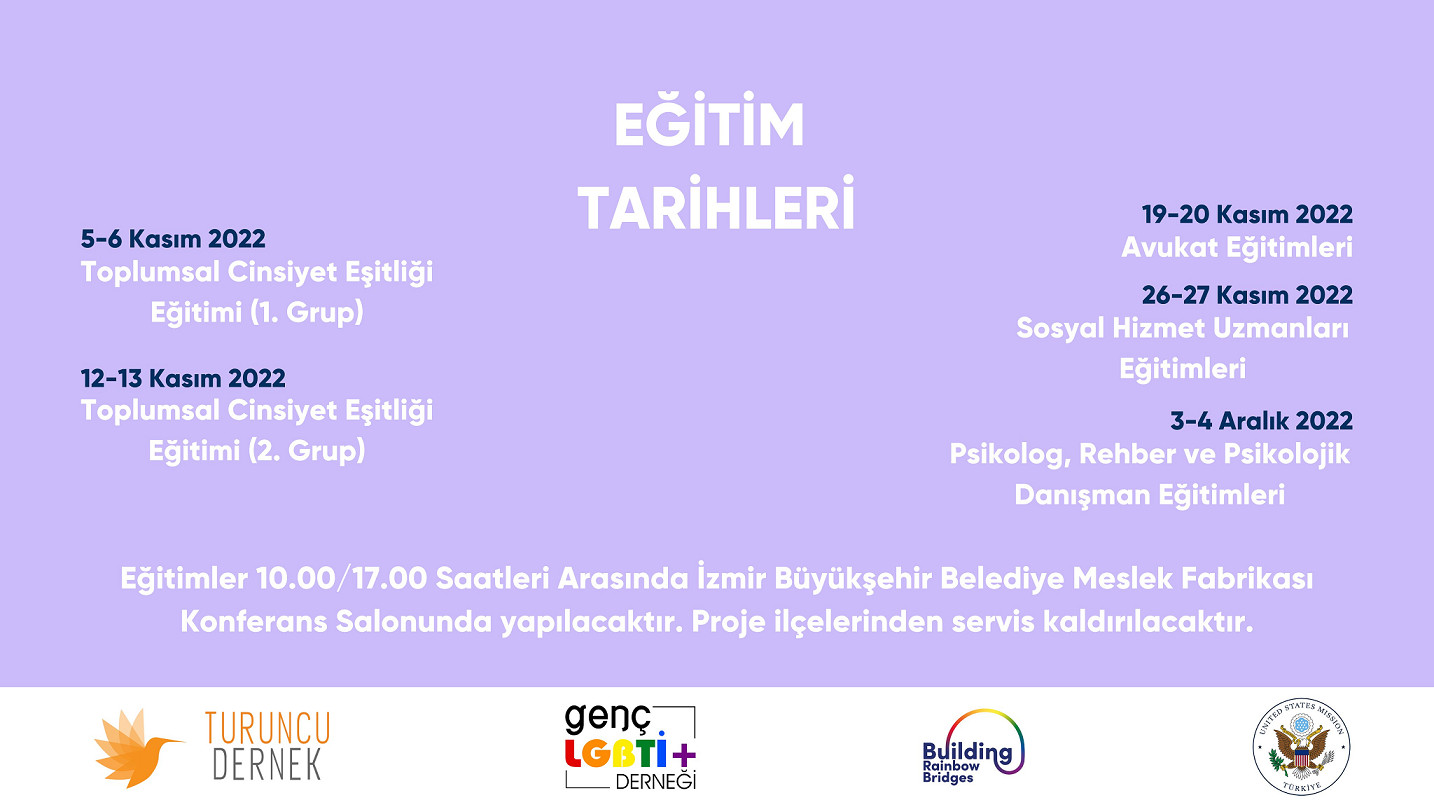 Building Rainbow Bridges’ın eğitimleri başlıyor Kaos GL - LGBTİ+ Haber Portalı