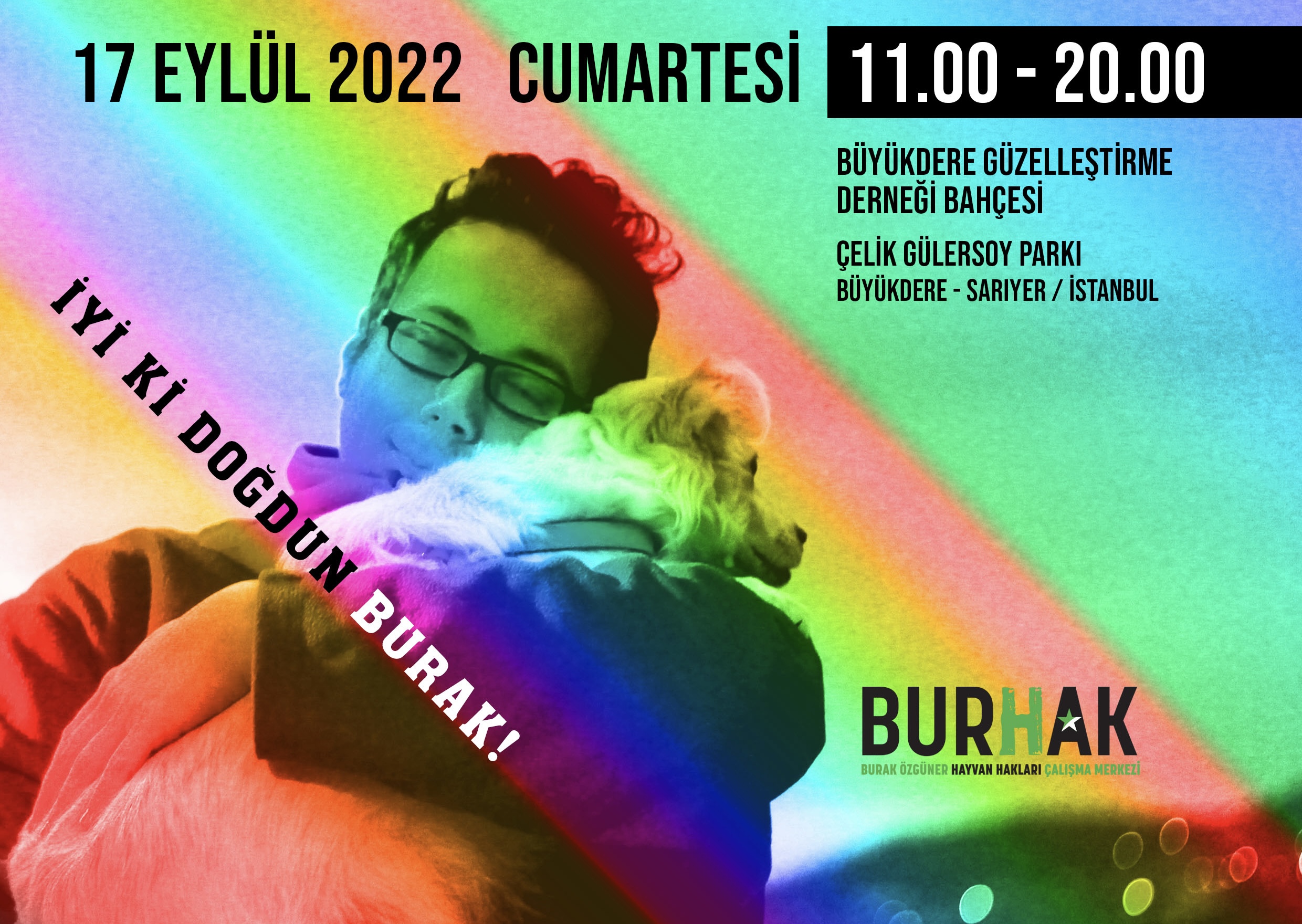 Burak Özgüner Hayvan Hakları Buluşması’na davetlisiniz Kaos GL - LGBTİ+ Haber Portalı