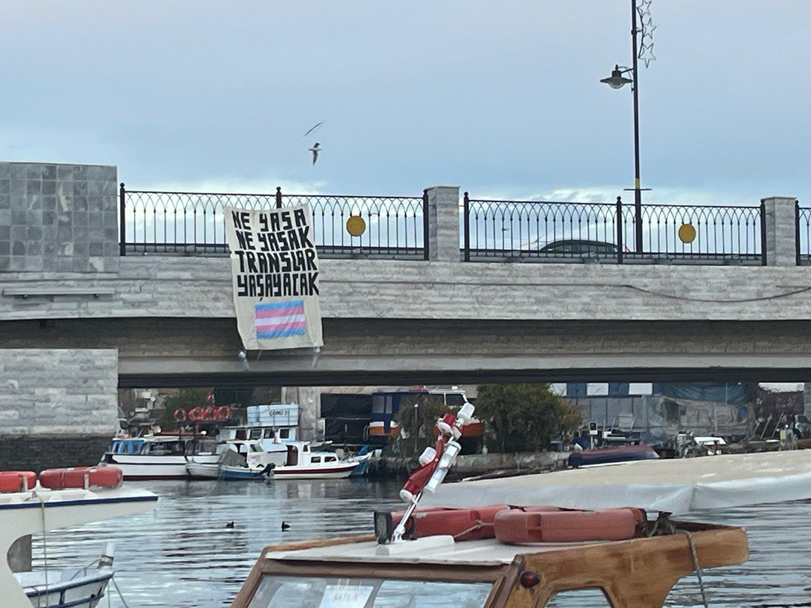Çanakkale Pride 20 Kasım anması için pankart astı: “Ne yasa ne yasak, translar yaşayacak!” | Kaos GL - LGBTİ+ Haber Portalı Haber