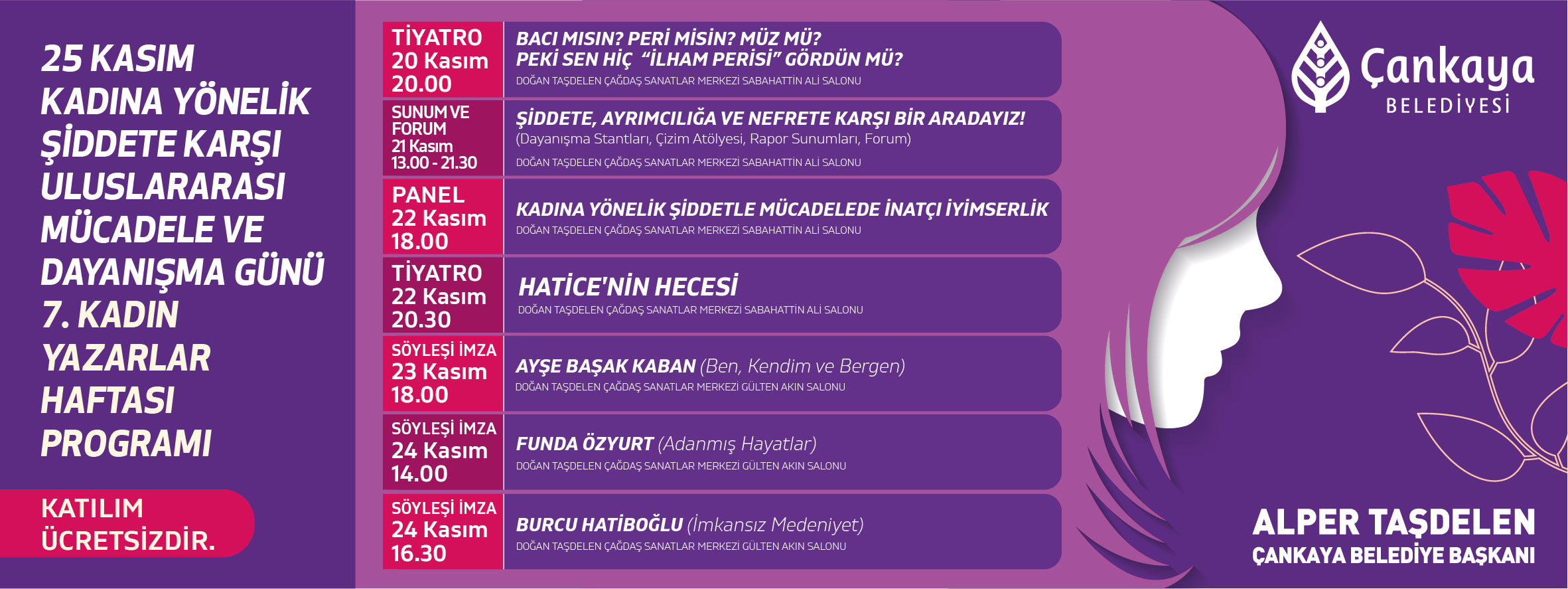 Çankaya’da 25 Kasım etkinlikleri başladı | Kaos GL - LGBTİ+ Haber Portalı Haber