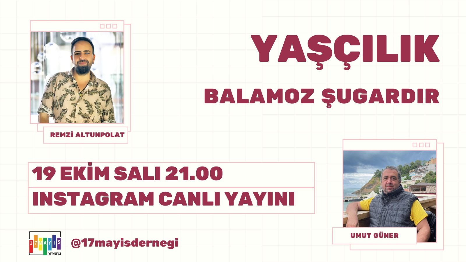 Canlı yayın: Yaşçılık | Kaos GL - LGBTİ+ Haber Portalı Haber