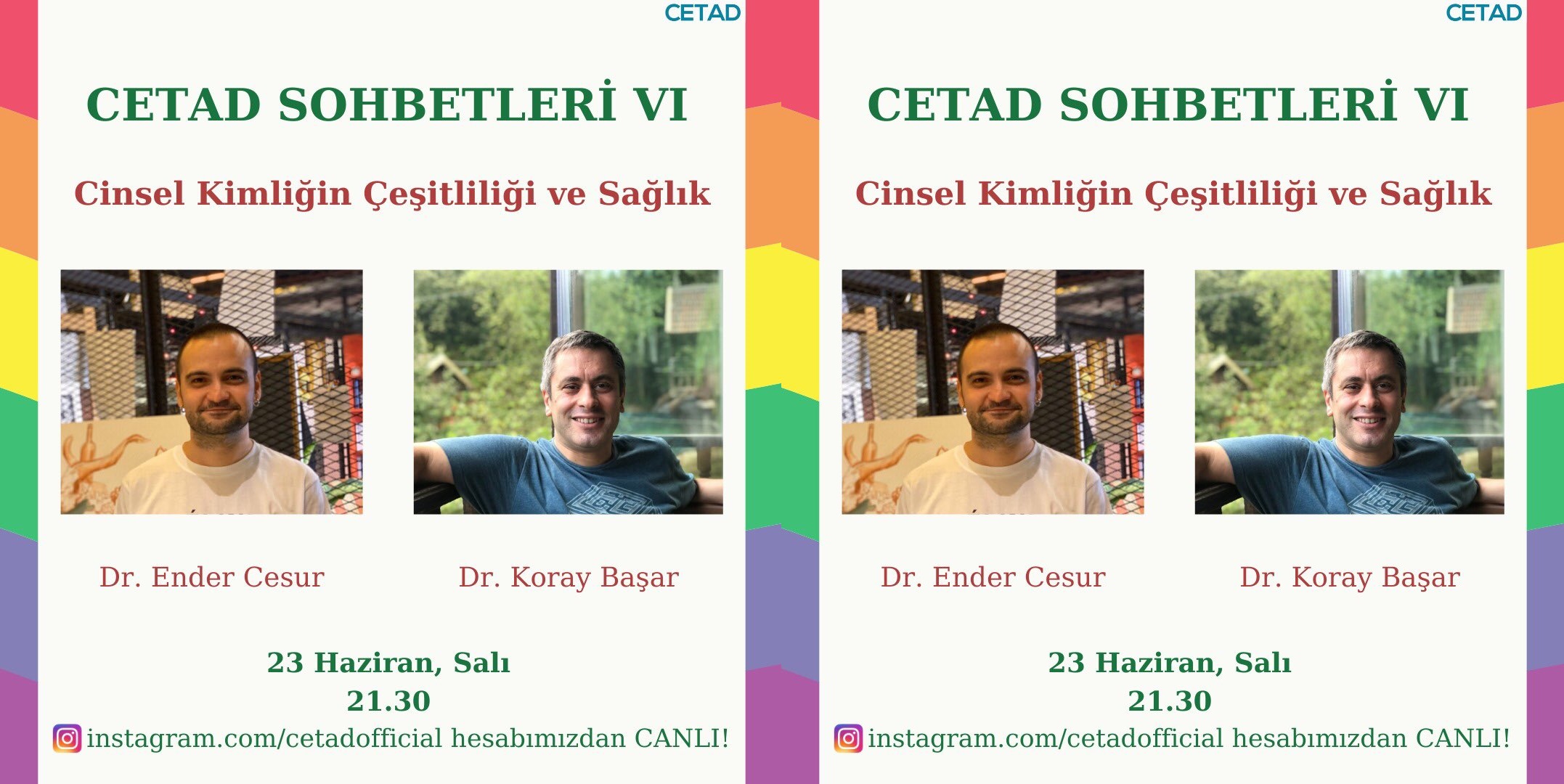 CETAD’dan “Cinsel Kimliğin Çeşitliliği ve Sağlık” sohbeti | Kaos GL - LGBTİ+ Haber Portalı Haber