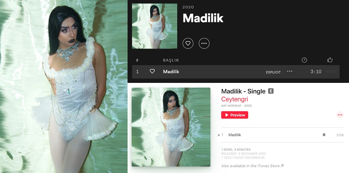 Ceytengri’den yeni tekli: Madilik | Kaos GL - LGBTİ+ Haber Portalı Haber