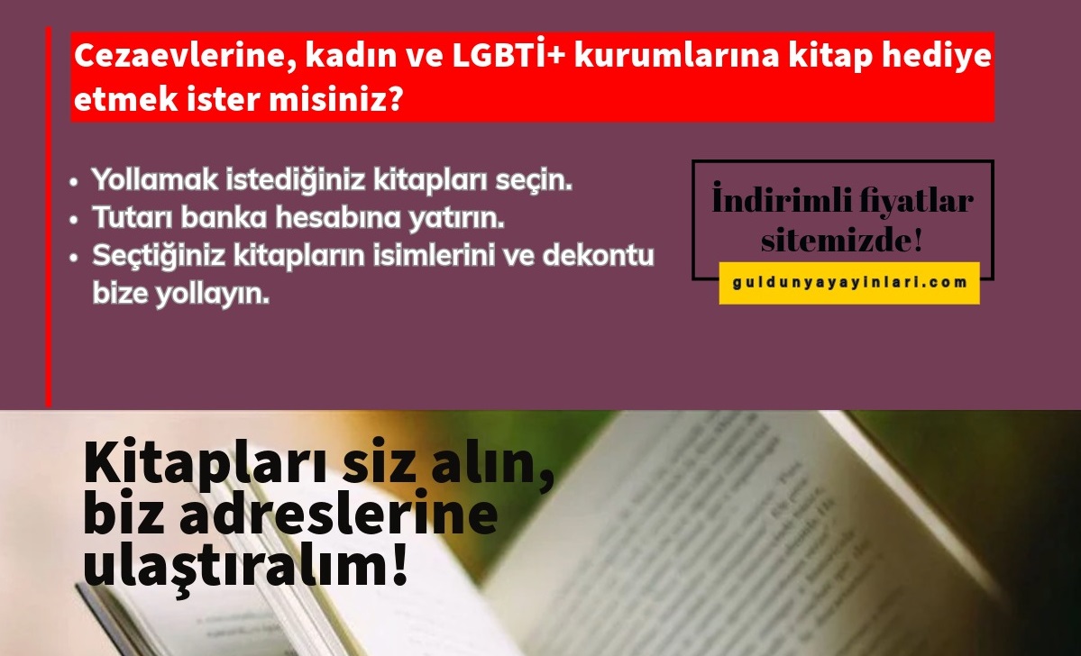 Cezaevlerine, kadın ve LGBTİ+ kurumlarına kitap hediye etmek ister misiniz? | Kaos GL - LGBTİ+ Haber Portalı Haber