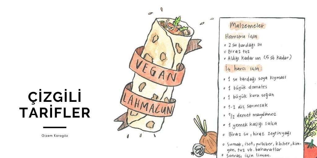 Çizgili Tarifler: Vegan Lahmacun Kaos GL - LGBTİ+ Haber Portalı