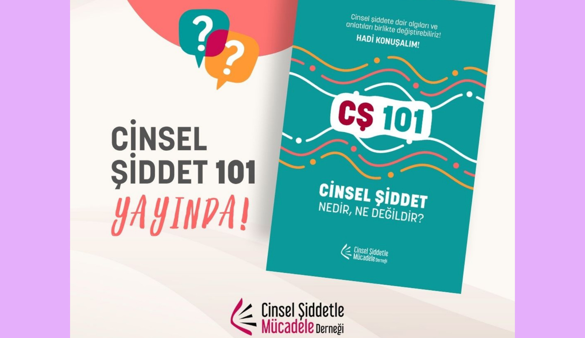 CŞMD’den yeni yayın: “Cinsel Şiddet 101” | Kaos GL - LGBTİ+ Haber Portalı