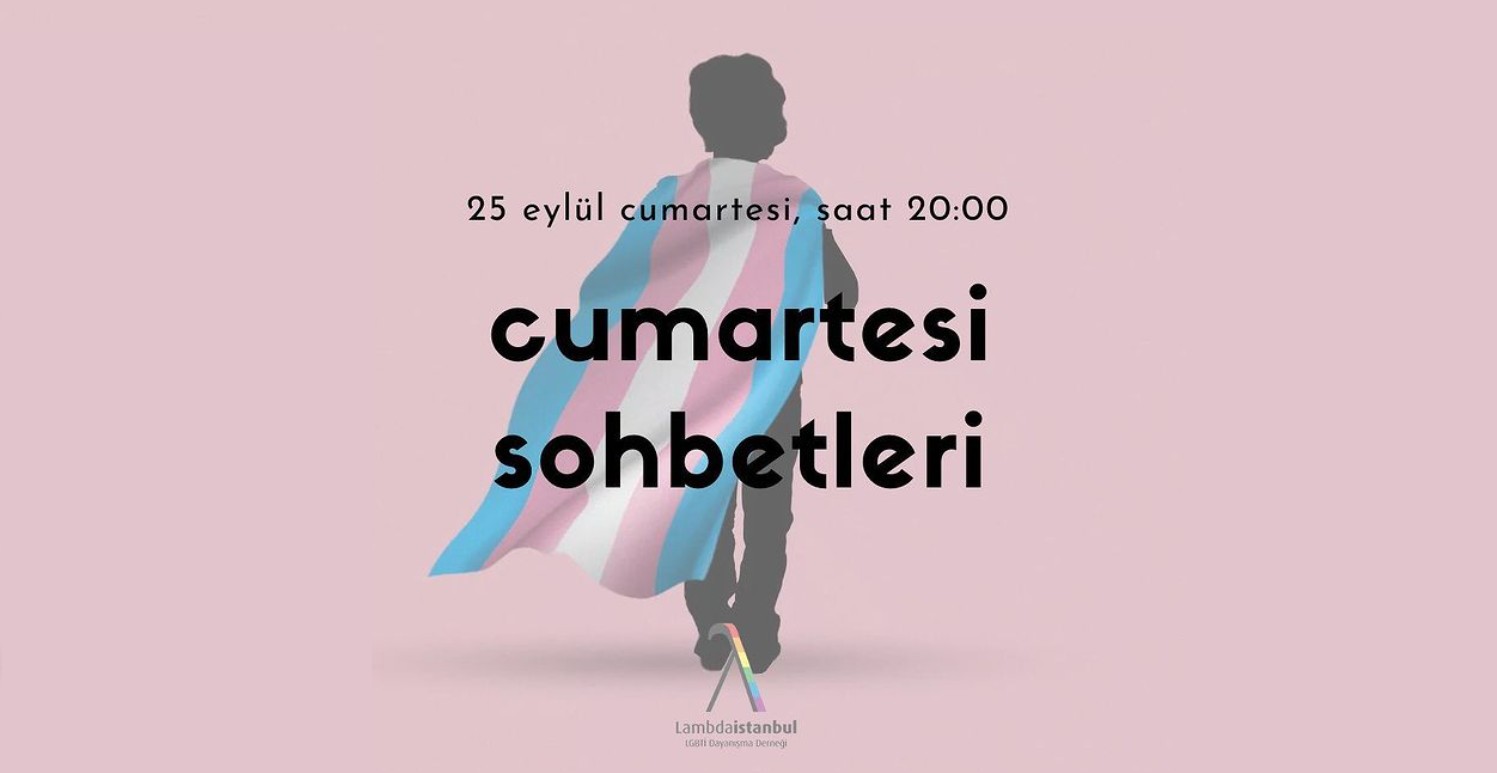Cumartesi Sohbetleri’nde bu hafta: Cinsiyet uyum süreci Kaos GL - LGBTİ+ Haber Portalı