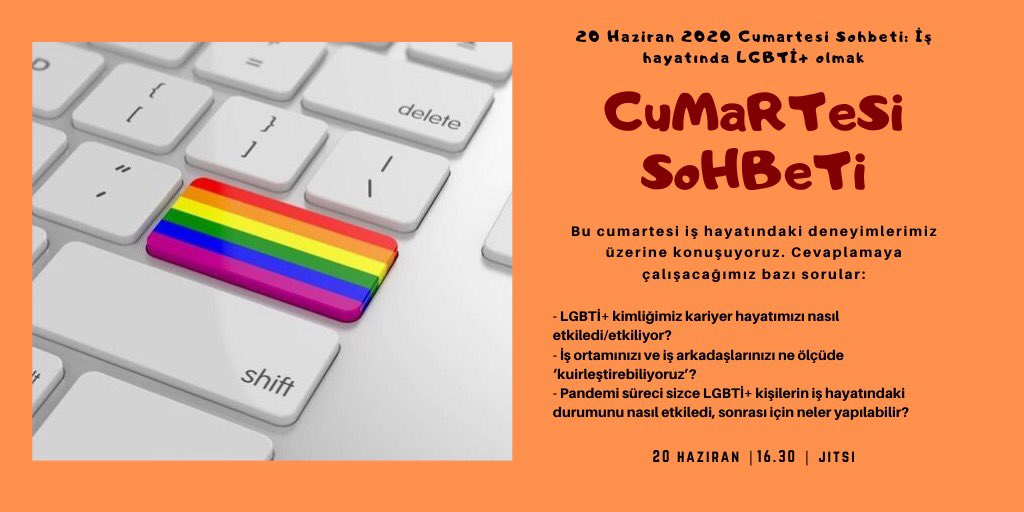 Cumartesi Sohbetleri’nde bu hafta: İş hayatında LGBTİ+ olmak | Kaos GL - LGBTİ+ Haber Portalı Haber