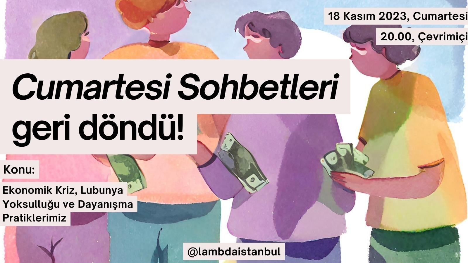 “Cumartesi Sohbetleri” yeniden Kaos GL - LGBTİ+ Haber Portalı
