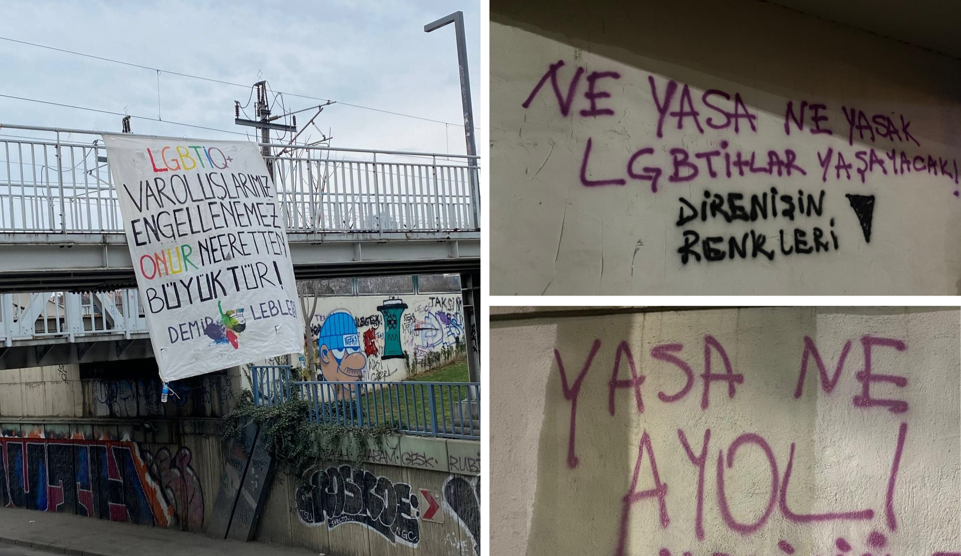 Demir Leblebi ve Direnişin Renkleri, LGBTİ+’ları hedef alan kanun teklif taslağına karşı sokaklardaydı | Kaos GL - LGBTİ+ Haber Portalı Haber