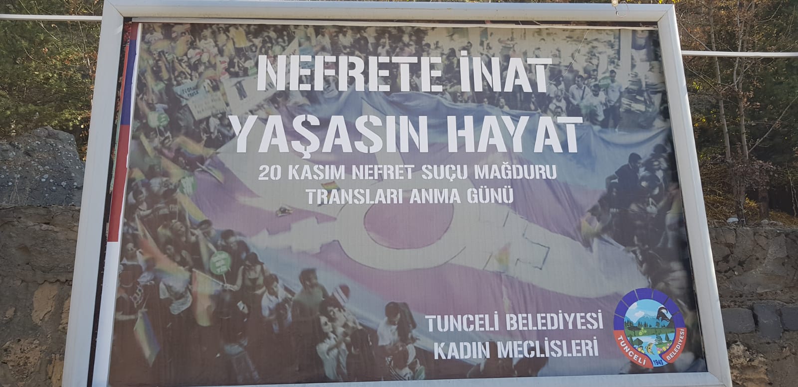 Dersim Belediyesi’nden 20 Kasım için billboardlara poster | Kaos GL - LGBTİ+ Haber Portalı Haber