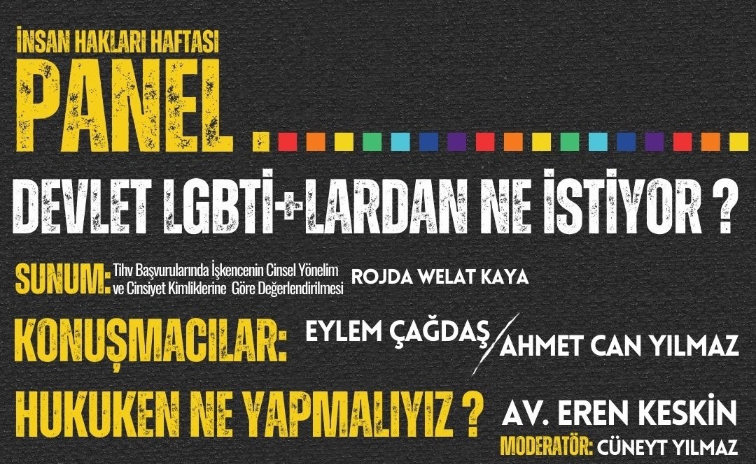 “Devlet LGBTİ+’lardan ne istiyor?” paneli 14 Aralık’ta | Kaos GL - LGBTİ+ Haber Portalı Haber
