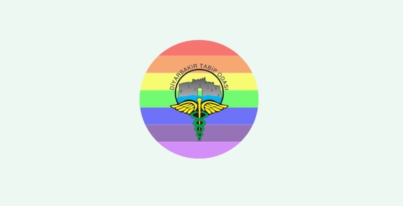 Diyarbakır Tabip Odası’ndan gökkuşaklı logo | Kaos GL - LGBTİ+ Haber Portalı Haber