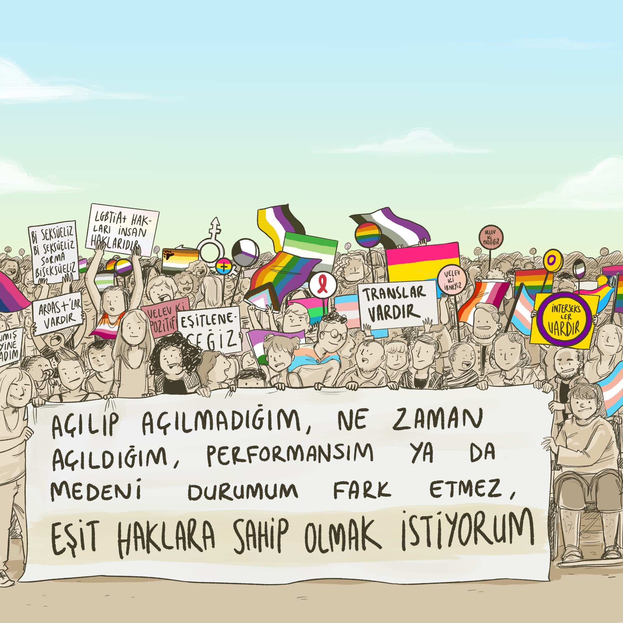 Dünya İnsan Hakları Günü’nde yeniden söylüyoruz: LGBTİ+ hakları insan haklarıdır! Kaos GL - LGBTİ+ Haber Portalı