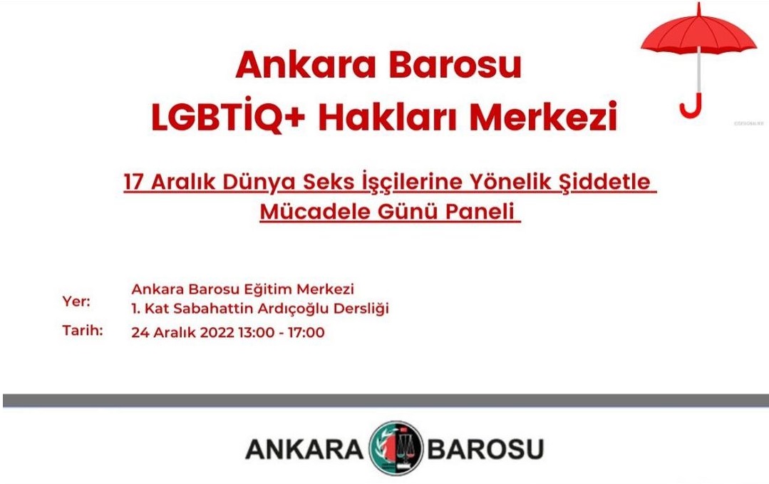 Dünya Seks İşçilerine Yönelik Mücadele Günü etkinlikleri Ankara Barosunda | Kaos GL - LGBTİ+ Haber Portalı Haber