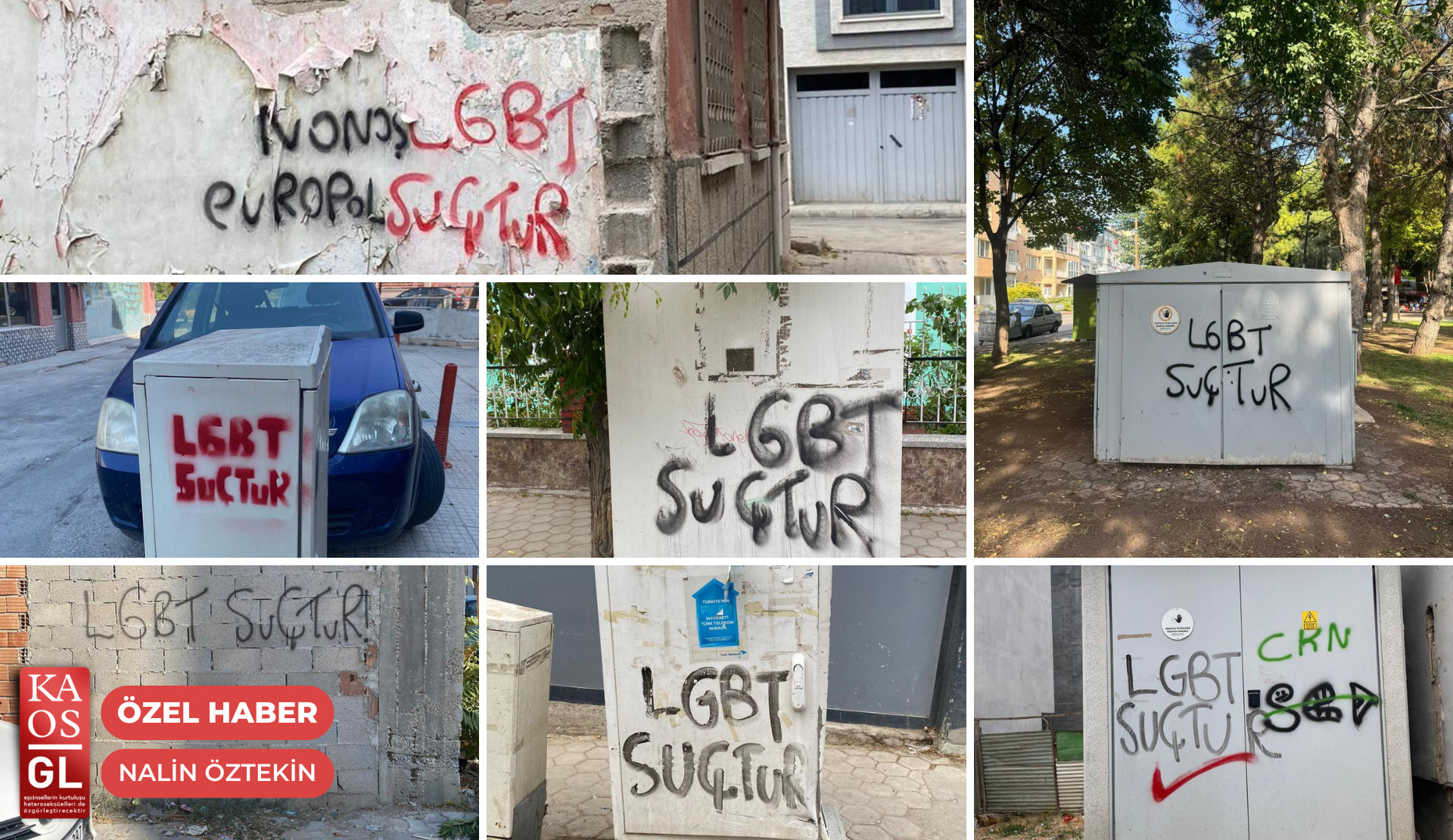 Eskişehir’deki ‘LGBT suçtur’ yazılamaları yargıya taşındı | Kaos GL - LGBTİ+ Haber Portalı Haber
