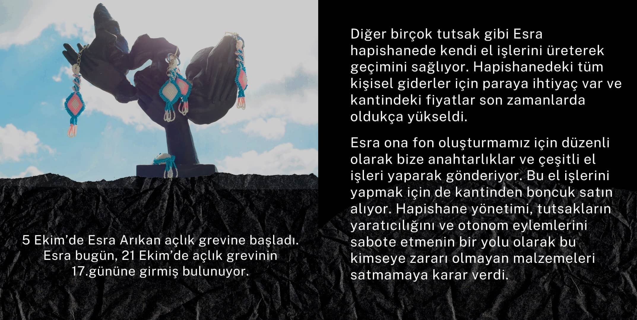 Esra Arıkan 5 Ekim’den beri açlık grevinde | Kaos GL - LGBTİ+ Haber Portalı Haber